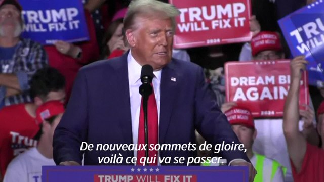 Trump promet de mener l'Amérique et le monde vers de nouveaux sommets