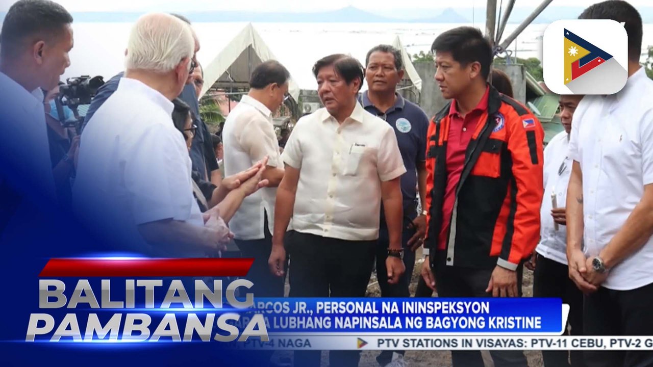 Mga sinalanta ng Bagyong #KristinePH sa Talisay at Laurel sa Batangas, lubos ang pasasalamat sa inihatid na tulong ni PBBM