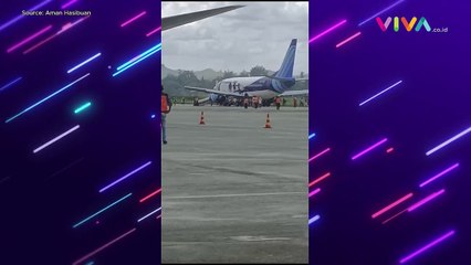 Video Amatir Kepanikan Penumpang Usai Pesawat Semburkan Api