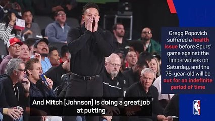 Wembanyama knows Popovich will come back 'earlier than he should'