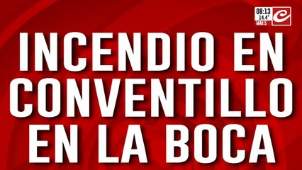 Impresionante incendio a pocos metros de la cancha de Boca