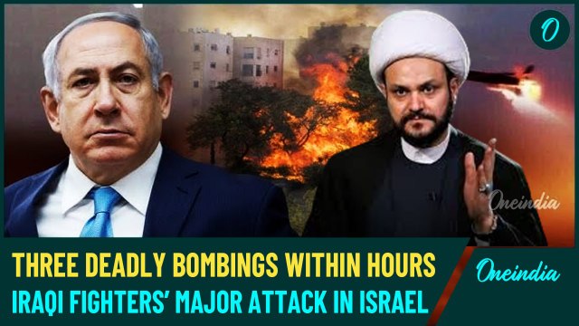 VIDEO | Iraqi Fighters Launch Back-to-Back Attacks in Haifa: Oil Refinery and Tamar Gas Field Bombed