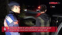 Alkolün etkisiyle arabada sızdı, uyandırılınca söyledikleri güldürdü