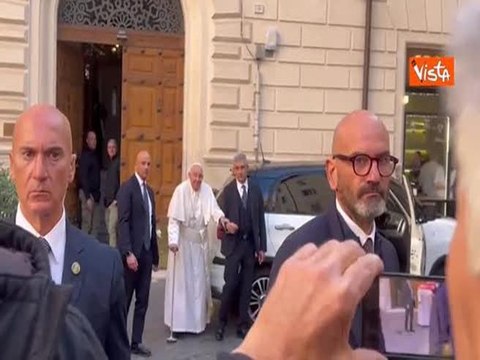 Papa Francesco in visita a Emma Bonino: L'ho trovata benissimo, un incontro cordiale