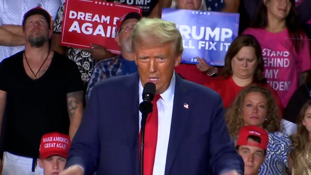 Trump blasts ‘sick’ critics who question his cognitive skills in final Michigan rally