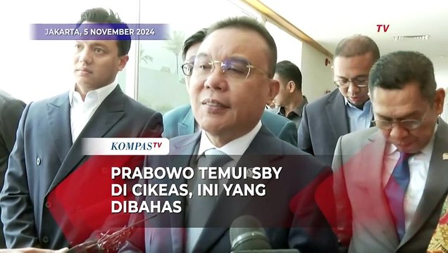 Prabowo Bertemu SBY di Cikeas, Ini yang Dibahas