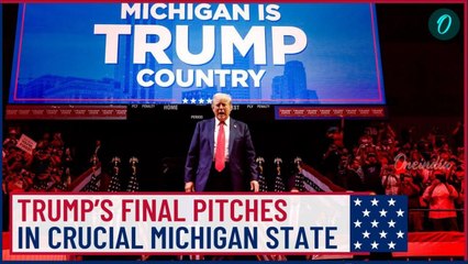 Trump Vs Harris | Watch Trump’s Final Appeal to Muslim and Arab Voters in Crucial Michigan