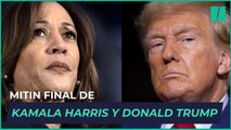 Harris y Trump en su último mitin antes de las elecciones