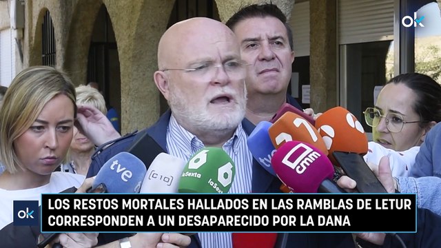 Los restos mortales hallados en las Ramblas de Letur corresponden a un desaparecido por la DANA
