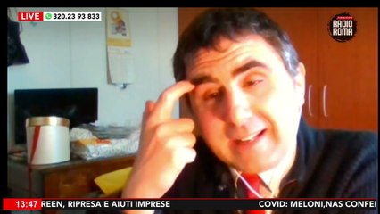 PIERO CIANFANELLI OSPITE DA "ROMA DI GIORNO" SU RADIO ROMA