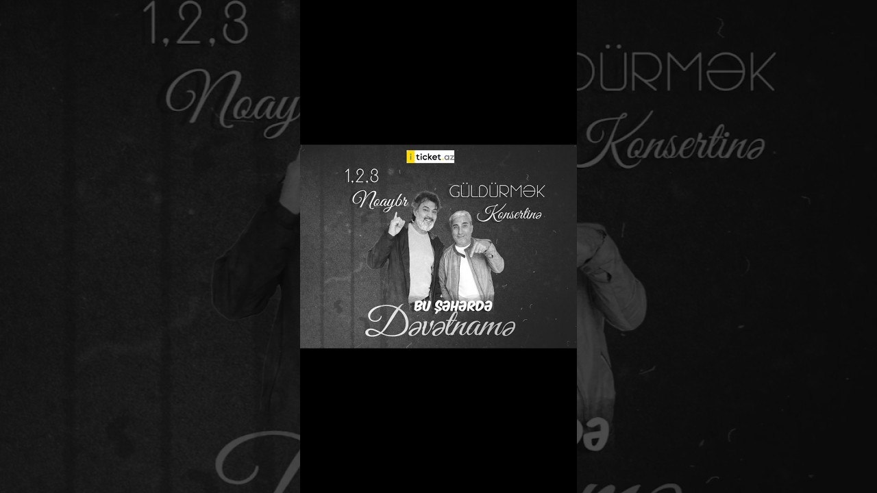 Bu Şəhərdə GülDürmək Konserti - Biletləri iticket.az saytında əldə edə bilərsiniz ️ #shorts