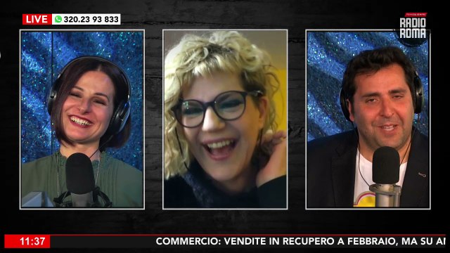 MANUELA VILLA OSPITE DE I PERROLLAS SU RADIO ROMA