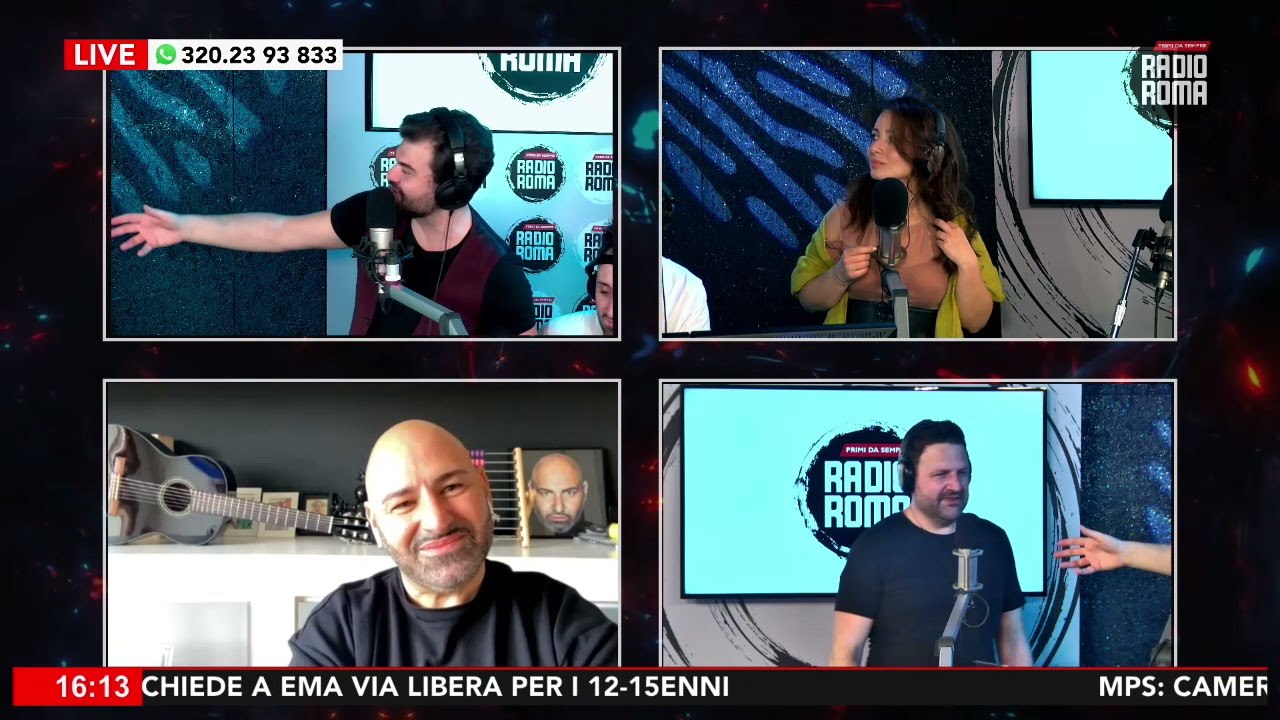 FEDERICO SCAVO ospite da  "SARALLO FAMOSI" su RADIO ROMA con LELE SARALLO