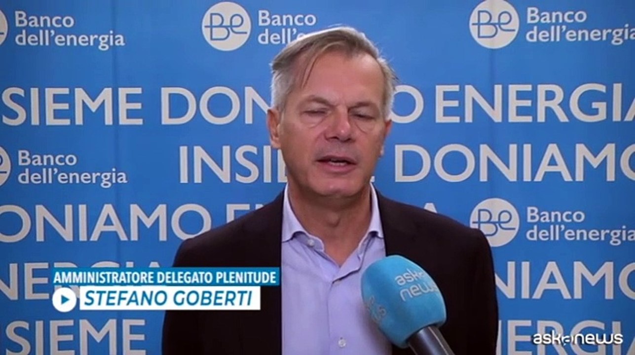 Goberti (Plenitude): con Banco energia per comunit? energetiche solidali