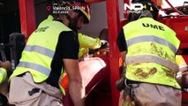 No Comment : à la recherche de survivants dans les parkings immergés en Espagne