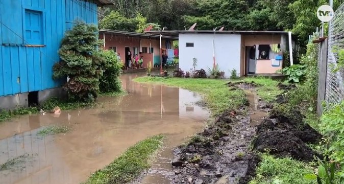 Decenas de familias afectadas por las lluvias e inundaciones en Chiriquí