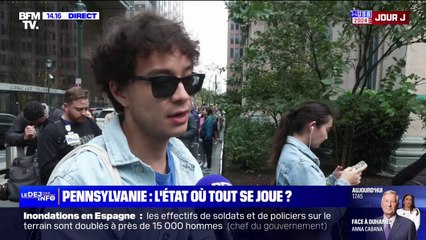 "Il y a beaucoup d'incertitudes": cet électeur de Pennsylvanie se dit "stressé" par le résultat des élections américaines