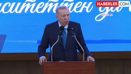 Cumhurbaşkanı Erdoğan: Bugün Dünyanın 45 Farklı Üniversitesinde Manas Üniversitesi Mezunlarımız Var