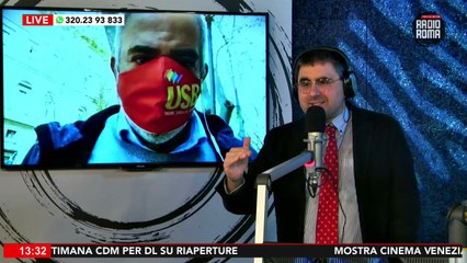 ROMA DI GIORNO   OPERAIO DELL'ILVA LICENZIATO PER UNA FICTION