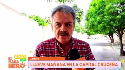 Lueve mañana en la capital cruceña, según el Señor del Clima