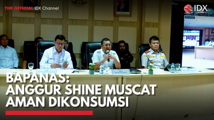 Bapanas: Anggur Shine Muscat Aman Dikonsumsi