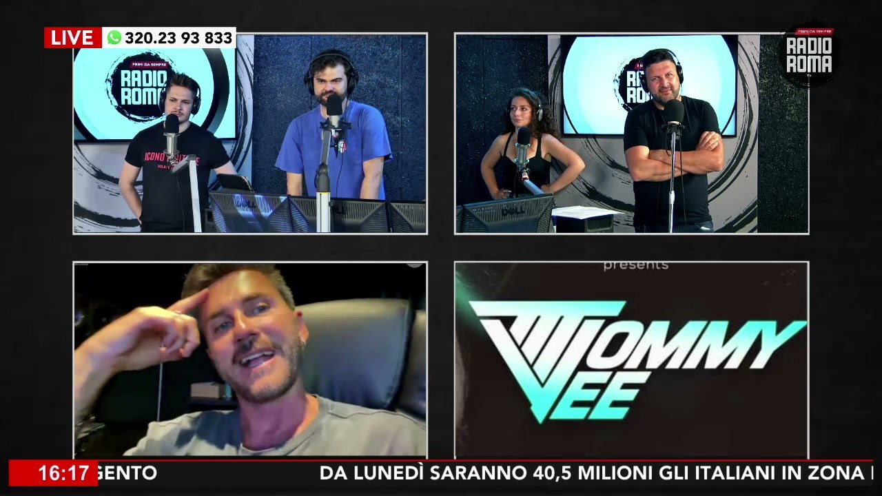 Tommy Vee ospite di Sarallo Famosi su Radio Roma