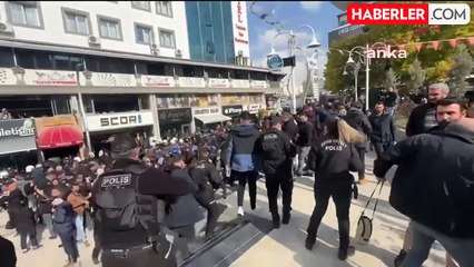 Kayyum Atamalarını Protesto Eden Gruba Polis Müdahalesi