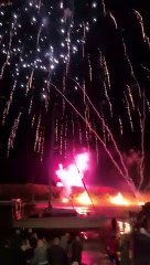 Barmouth firework display, captured by Llinos Furneaux