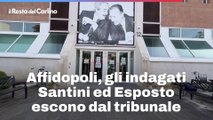 Affidopoli, gli indagati Santini ed Esposto escono dal tribunale