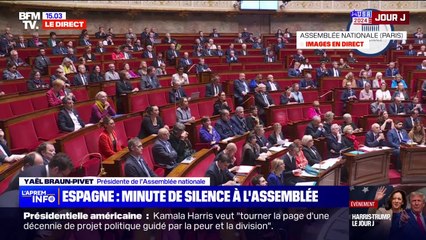 Espagne: l'hommage de l'Assemblée nationale aux victimes des crues meurtrières dans la région de Valence