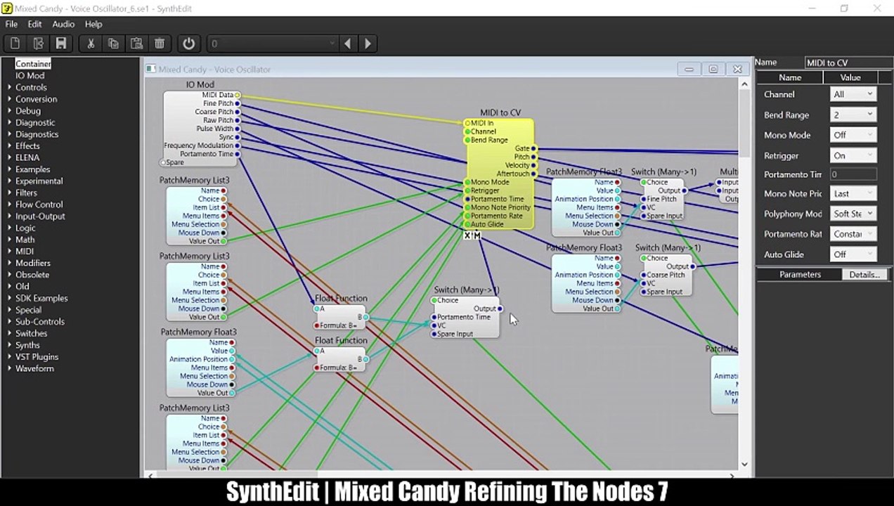 JWP-SynthEdit-Mixed Candy Refining The Nodes 7