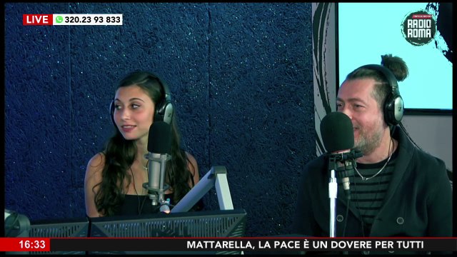 Claudio Todesco, ospite, in studio, a Radio Roma Magazine