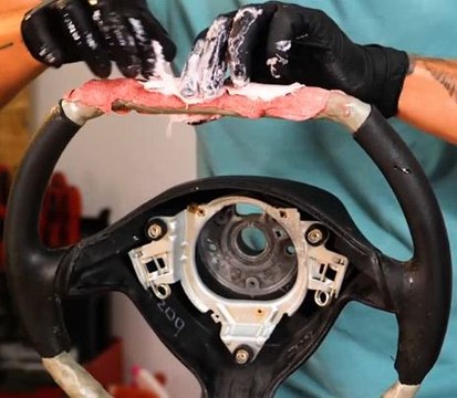 Quick transformation of a steering wheel!