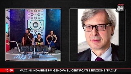 Carlotta Galmarini e Vittorio Sgarbi da Sarallo Famosi su Radio Roma