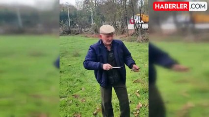 Köpek Kulübelerini Yakan Yaşlı Adam, Tepki Gösterene Bıçak Çekti