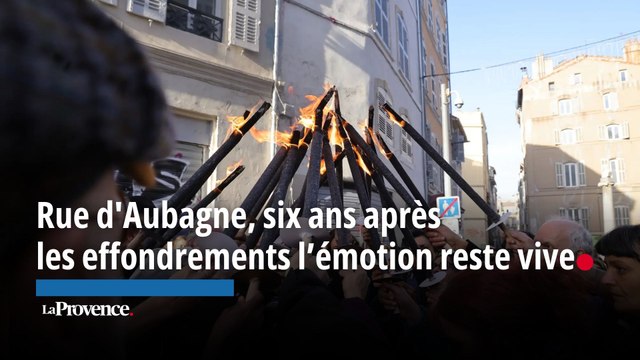 Six ans après les effondrements des immeubles de la rue d'Aubagne à Marseille, l’émotion reste vive