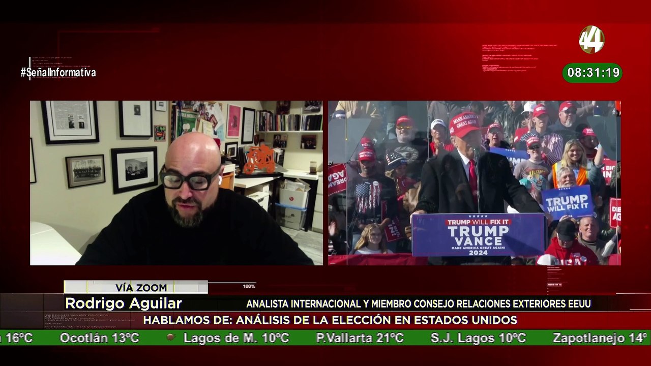 Rodrigo Aguilar hace un analisis sobre las elecciones 2024 en Estados Unidos