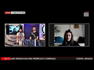 Giulia Crescentini ospite a Sarallo Famosi su Radio Roma