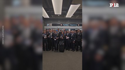 Volantazo de APLA para visibilizar el atraso salarial de pilotos y tripulantes de cabina de AerolíneasAR