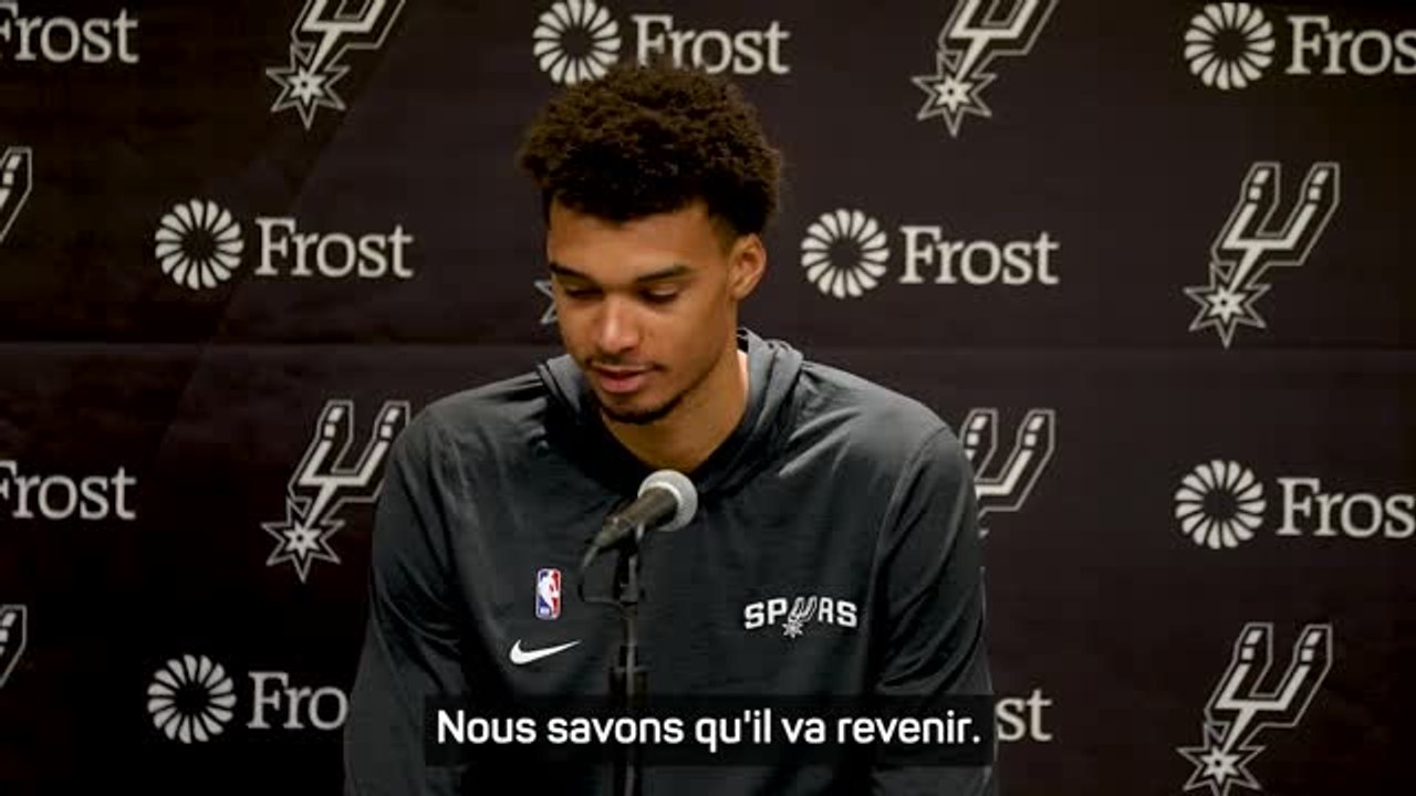 Spurs - Wembanyama : "Popovich nous manque à tous"
