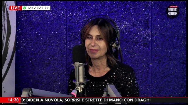 IRENE BERTUCCI OSPITE A RADIO ROMA MAGAZINE SU RADIO ROMA