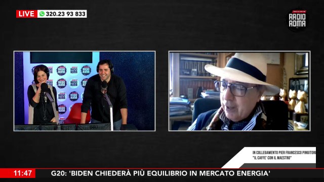 IL CAFFE' CON IL MAESTRO PINGITORE DA I PERROLLAS SU RADIO ROMA