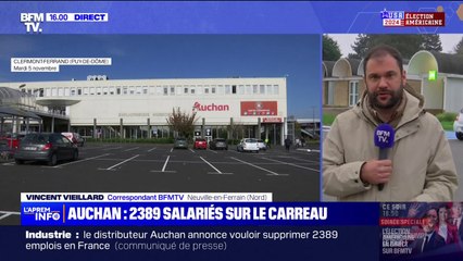 Plan social chez Auchan: "Les salariés depuis la création d'Auchan n'ont jamais démérité", estime Gérald Villeroy, délégué CGT-Auchan Retail France