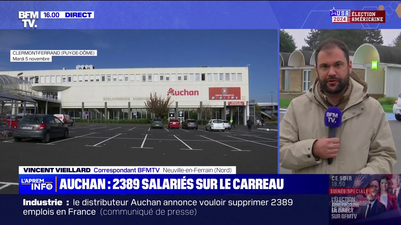 Plan social chez Auchan: "Les salariés depuis la création d'Auchan n'ont jamais démérité", estime Gérald Villeroy, délégué CGT-Auchan Retail France
