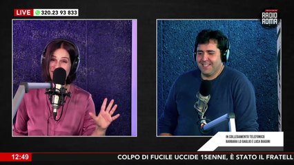 Barbara lo Gaglio e Luca Biagini ospiti da "I Perrollas" su Radio Roma