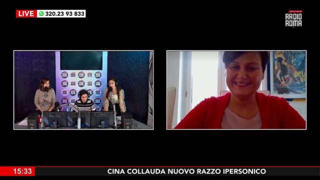 Eleonora Mattia ospite a Radio Roma Magazine su Radio Roma