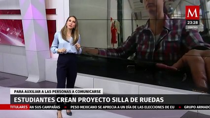 Estudiantes de Querétaro crean silla de ruedas que responde a emociones