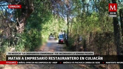 Asesinan al restaurantero Jorge Peraza en Sinaloa