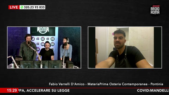 Intervista a Fabio Verrelli D'Amico Chef vincitore di 1 Stella Michelin - Sarallo Famosi Radio Roma