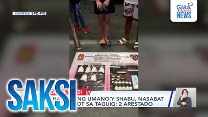 P4M halaga ng umano'y shabu, nasabat sa parking lot sa Taguig; 2 arestado | Saksi